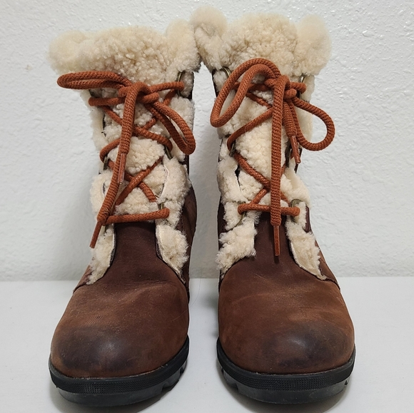 Sorel JOAN OF ARCTIC WEDGE II SHEARLING BOOT Women's - Picture 12 of 12